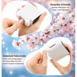 Produktbild für Nagelknipser Böttcher-AG elektrisch, mit Akku