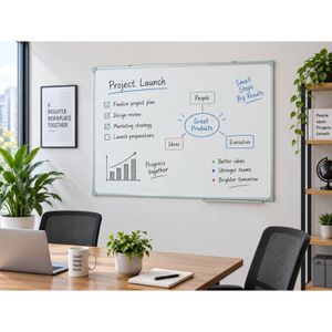 Produktbild für Whiteboard Böttcher-AG 90 x 120 cm