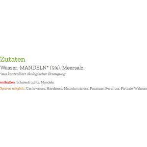 Produktbild für Mandeldrink Allos 0% Zucker, BIO