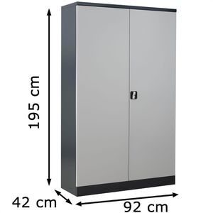 Produktbild für Aktenschrank G-Office FLC.19/N, aus Metall