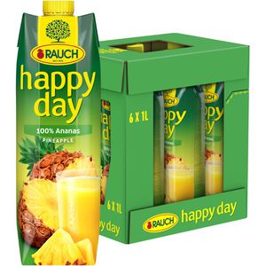 RAUCH Saft Happy Day Ananas, je 1 Liter, 6 Stück