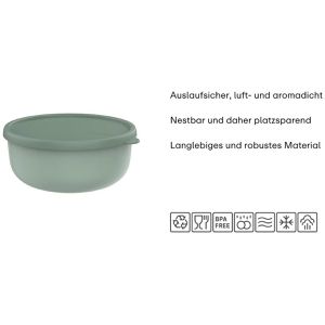 Produktbild für Frischhaltedose Mepal Lumina rund, aus Kunststoff