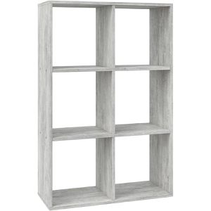Produktbild für Bücherregal Vicco Karree, grau