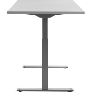Produktbild für Schreibtisch Topstar E-Table, lichtgrau / silber