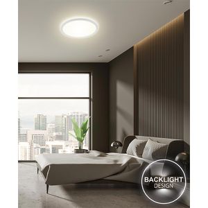 Produktbild für Deckenleuchte Blulaxa Plano slim, weiß, LED