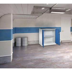 Produktbild für Werkzeugschrank CP-Möbel 8821-000, aus Metall, grau / blau
