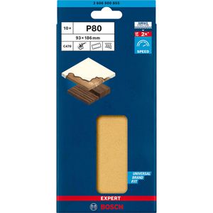 Produktbild für Schleifpapier Bosch Expert C470, Körnung 80