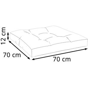 Produktbild für Auflage vidaXL 3360690, aus Polyester