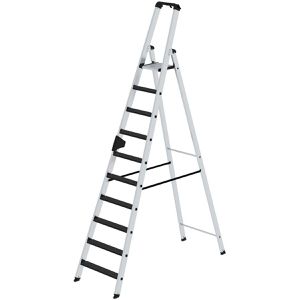 Produktbild für Stehleiter MUNK 41630, nivello-Leiterfüße, mit Plattform