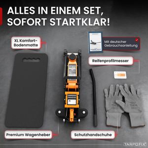 Produktbild für Rangierwagenheber Tarpofix WGH-25-OR, orange