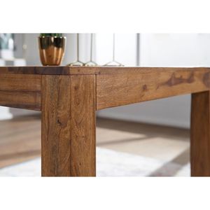 Produktbild für Esstisch Wohnling WL1.319, Sheesham-Massivholz