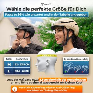 Produktbild für Fahrradhelm Mivelo Nova, für Damen &amp; Herren
