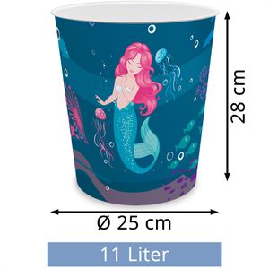 Produktbild für Papierkorb itenga 33106446, Meerjungfrau
