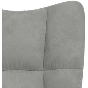Produktbild für Loungesessel vidaXL 328051, hellgrau