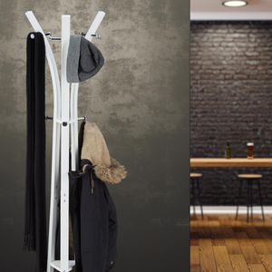 Produktbild für Garderobenständer Relaxdays 1002431049, weiß