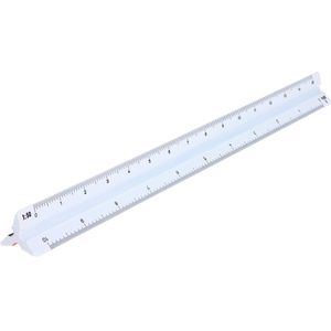 Produktbild für Dreikantmaßstab M+R 716350010 Kunststoff, 30cm