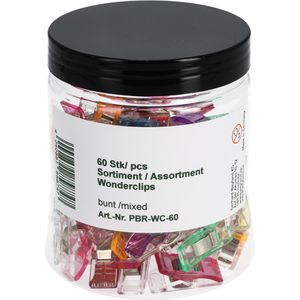 Produktbild für Stoffclips Böttcher-AG Premium Wonderclips, 60 Stück