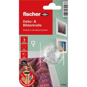 Produktbild für Bilderhaken Fischer 545953 Deko- &amp; Bilderkralle