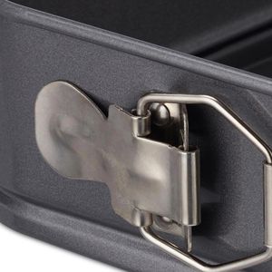 Produktbild für Backform Relaxdays quadratisch, mit Flachboden, Stahl, 3-tlg.