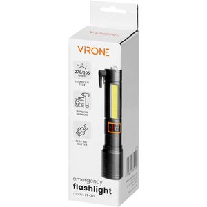 Produktbild für Taschenlampe Virone LT-30, LED, aufladbar