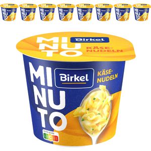 Birkel Fertiggericht Minuto Käse-Nudel, Nudeln in Sahnesauce, je 70g, 8 Stück