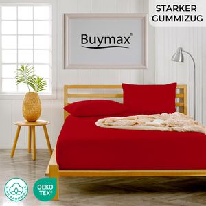 Produktbild für Spannbettlaken Buymax Jersey, 180 x 200 cm