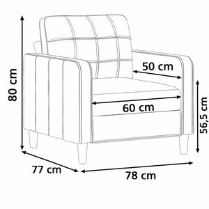 Produktbild für Loungesessel vidaXL 359108, creme