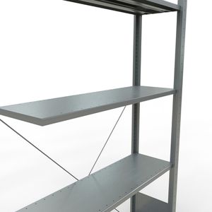 Produktbild für Anbauregal Schulte 12735-130, 5 Metallböden