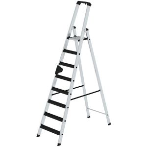 Stehleiter MUNK 42108, nivello-Leiterfüße, mit Plattform
