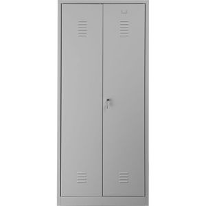 Produktbild für Spind G-Office WRC/2.1880.V2, Doppelspind, lichtgrau