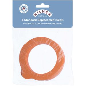 Produktbild für Einmachgummis Kilner 0025.489, rot, 70 x 95 mm