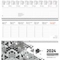 Tischkalender Zettler 116 schwarz, Jahr 2023