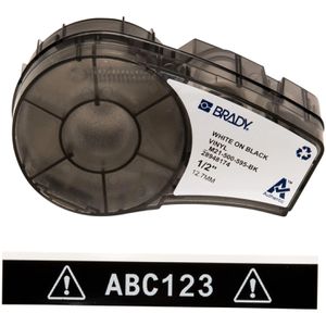 Produktbild für Schriftband Brady M21-500-595-BK-WT, 12,7mm