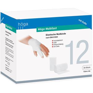 Mullbinden Höga Mubilast mit Cello, 12 cm x 4 m