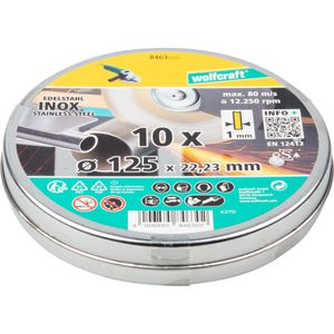 Produktbild für Trennscheibe Wolfcraft Inox, 8463000