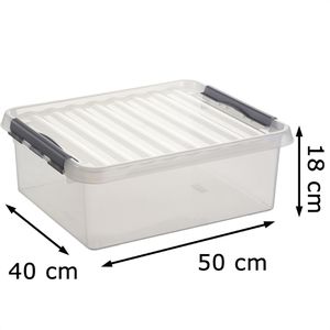 Produktbild für Aufbewahrungsbox Sunware Q-Line Box 78900609, 25L