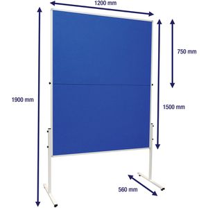 Produktbild für Moderationstafel Franken X-tra!Line CC-UMTF-G03 mit Standfüßen