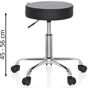 Produktbild für Drehhocker hJh-OFFICE OPERATOR II, 729410
