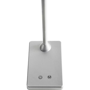 Produktbild für Schreibtischlampe Alco 907, silber, LED, dimmbar