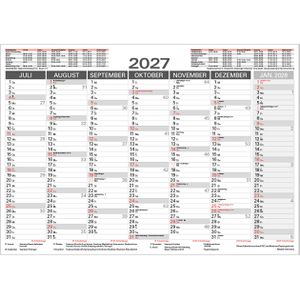 Produktbild für Tafelkalender Korsch 259527, mit Ferienübersicht