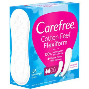 Produktbild für Slipeinlagen Carefree Cotton Flexiform