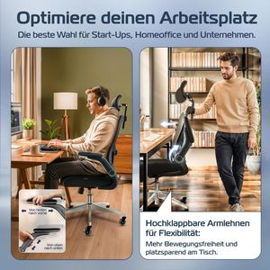 Produktbild für Bürostuhl CLOUVOU SmartSeat