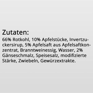 Produktbild für Gemüsekonserve Edeka Herzstücke Gourmet-Apfelrotkohl