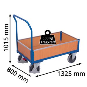 Produktbild für Transportwagen VARIOfit Kastenwagen, sw-800.402