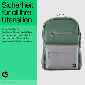 Produktbild für Laptop-Rucksack HP Campus 7K0E4AA, grün