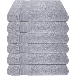 Handtuch Dyckhoff Siena Set, silber, 30 x 50 cm