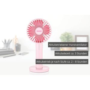 Produktbild für Ventilator Unold 86624, Breezy II, pink, Ø 10cm