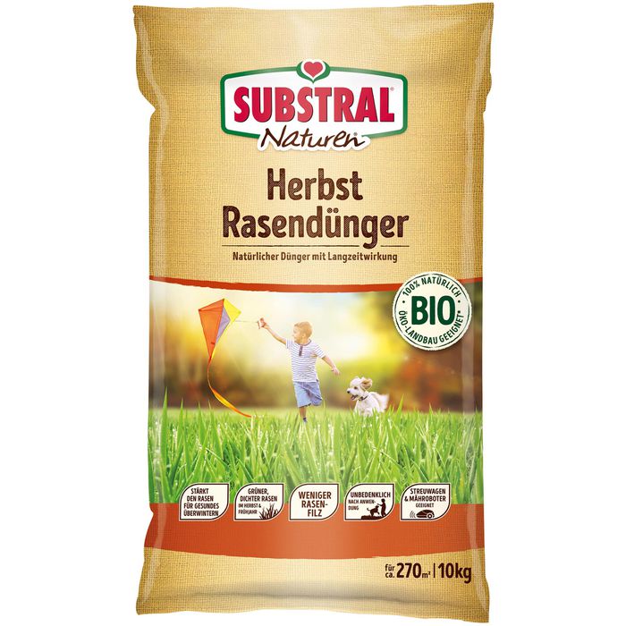 Substral Dnger Naturen Herbst Rasendnger, Langzeitwirkung, 10 kg fr  270m  Bttcher AG