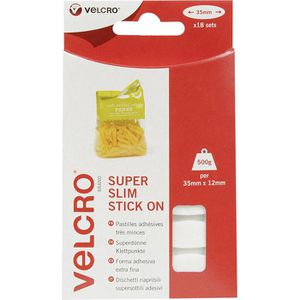 Klettpunkte Velcro Super Slim VEL-EC60212 weiß