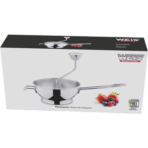 Produktbild für Passiermühle Weis mini, manuell, silber, Ø 13 cm